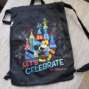 Disney Black and Multicolor Let's Celebrate Bag